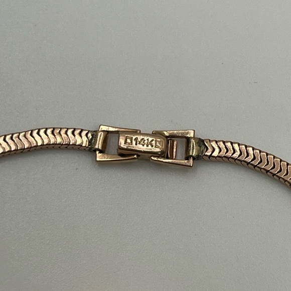Vintage Tiffany & Co. 14K Rose Gold Snake Link Ladies Watch - Picture 7 of 10